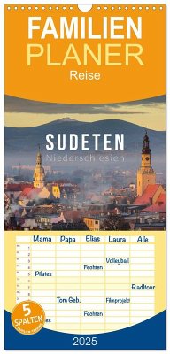 Familienplaner 2025 - Sudeten Niederschlesien mit 5 Spalten (Wandkalender, 21 x 45 cm) CALVENDO