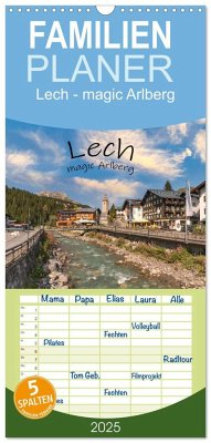 Familienplaner 2025 - Lech - magic Arlberg mit 5 Spalten (Wandkalender, 21 x 45 cm) CALVENDO - Calvendo;Männel, Ulrich