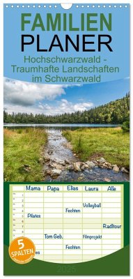 Familienplaner 2025 - Hochschwarzwald - Traumhafte Landschaften im Schwarzwald mit 5 Spalten (Wandkalender, 21 x 45 cm) CALVENDO