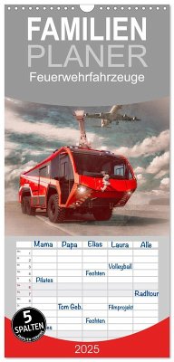 Familienplaner 2025 - Feuerwehrfahrzeuge mit 5 Spalten (Wandkalender, 21 x 45 cm) CALVENDO - Calvendo;CONNECT 112 / Marcus Heinz, MH