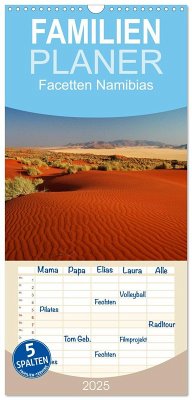 Familienplaner 2025 - Facetten Namibias mit 5 Spalten (Wandkalender, 21 x 45 cm) CALVENDO