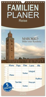 Familienplaner 2025 - Marokko - Bilder einer Rundreise mit 5 Spalten (Wandkalender, 21 x 45 cm) CALVENDO