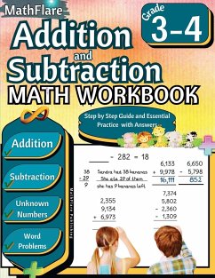 Addition and Subtraction Math Workbook 3rd and 4th Grade - Publishing, Mathflare