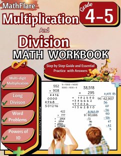 Multiplication and Division Math Workbook 4th and 5th Grade - Publishing, Mathflare