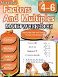 Factors and Multiples Math Workbook 4th... - Bild 1