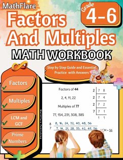 Factors and Multiples Math Workbook 4th to 6th Grade - Publishing, Mathflare
