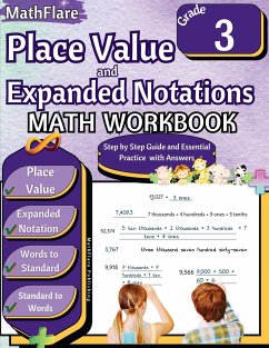 Place Value and Expanded Notations Math Workbook 3rd Grade - Publishing, Mathflare