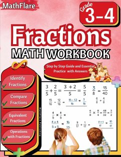 Fractions Math Workbook 3rd and 4th Grade - Publishing, Mathflare