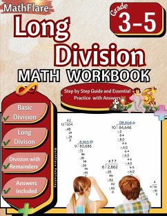Long Division Math Workbook 3rd to 5th Grade - Publishing, Mathflare