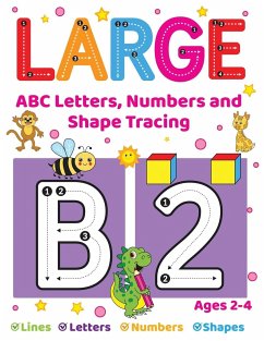 Large ABC Letters, Numbers And Shape Tracing - Fairyland Books