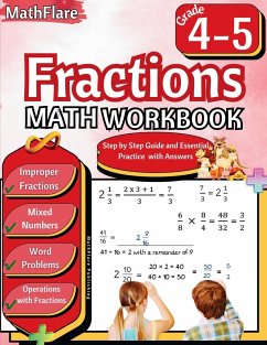 Fractions Math Workbook 4th and 5th Grade - Publishing, Mathflare