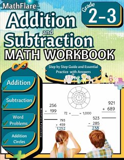 Addition and Subtraction Math Workbook 2nd and 3rd Grade - Publishing, Mathflare