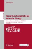 Research in Computational Molecular Biology (eBook, PDF)