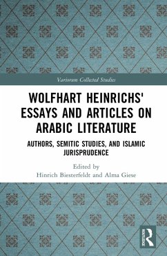 Cover Wolfhart Heinrichs' Essays and Articles on Arabic Literature (eBook, PDF)