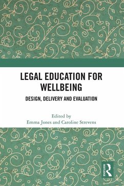 Cover Legal Education for Wellbeing (eBook, ePUB)