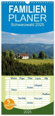 Familienplaner 2025 - Schwarzwald 2025 mit 5 Spalten (Wandkalender, 21 x 45 cm) CALVENDO