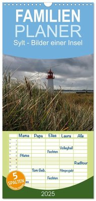 Familienplaner 2025 - Sylt - Bilder einer Insel mit 5 Spalten (Wandkalender, 21 x 45 cm) CALVENDO - Calvendo;Hoffmann, Klaus