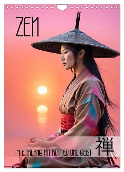 Zen - im Einklang mit Körper und Geist (Wandkalender 2025 DIN A4 hoch), CALVENDO Monatskalender - Calvendo;Utz, Renate