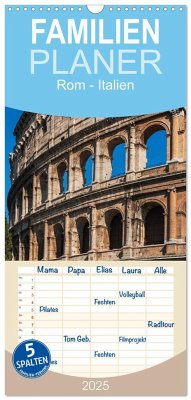 Familienplaner 2025 - Rom-Italien mit 5 Spalten (Wandkalender, 21 x 45 cm) CALVENDO