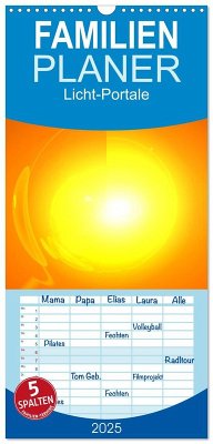 Familienplaner 2025 - Licht-Portale 2025 mit 5 Spalten (Wandkalender, 21 x 45 cm) CALVENDO