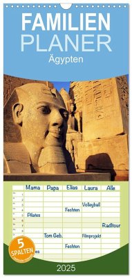 Familienplaner 2025 - Ägypten mit 5 Spalten (Wandkalender, 21 x 45 cm) CALVENDO