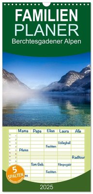 Familienplaner 2025 - Berchtesgadener Alpen - Land von Watzmann und Königssee mit 5 Spalten (Wandkalender, 21 x 45 cm) CALVENDO