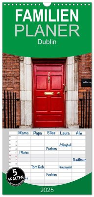 Familienplaner 2025 - Dublin mit 5 Spalten (Wandkalender, 21 x 45 cm) CALVENDO