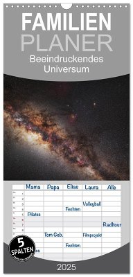 Familienplaner 2025 - Beeindruckendes Universum mit 5 Spalten (Wandkalender, 21 x 45 cm) CALVENDO - Calvendo;Westphal, Stefan