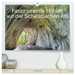 Faszinierende Höhlen auf der Schwäbischen Alb (hochwertiger Premium Wandkalender 2025 DIN A2 quer), Kunstdruck in Hochglanz - Calvendo;Scheurer, Monika