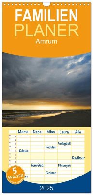 Familienplaner 2025 - Amrum mit 5 Spalten (Wandkalender, 21 x 45 cm) CALVENDO