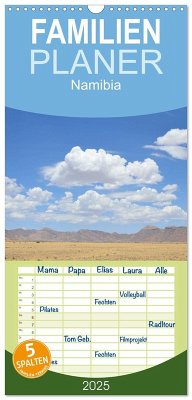 Familienplaner 2025 - Namibia mit 5 Spalten (Wandkalender, 21 x 45 cm) CALVENDO