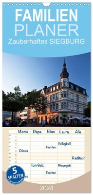 Familienplaner 2025 - Zauberhaftes SIEGBURG mit 5 Spalten (Wandkalender, 21 x 45 cm) CALVENDO - Calvendo;boeTtchEr, U