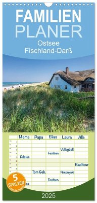 Familienplaner 2025 - Ostsee, Fischland-Darß mit 5 Spalten (Wandkalender, 21 x 45 cm) CALVENDO - Calvendo;Hoffmann, Klaus