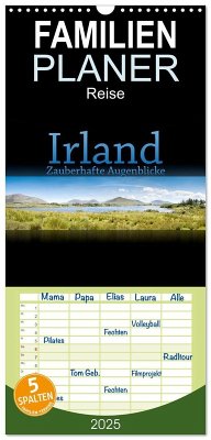 Familienplaner 2025 - Irland - Zauberhafte Augenblicke mit 5 Spalten (Wandkalender, 21 x 45 cm) CALVENDO - Calvendo;Gann (magann), Markus