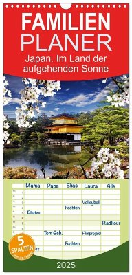 Familienplaner 2025 - Japan. Im Land der aufgehenden Sonne mit 5 Spalten (Wandkalender, 21 x 45 cm) CALVENDO - Calvendo;Stanzer, Elisabeth