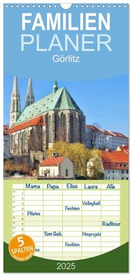 Familienplaner 2025 - Görlitz - Die Perle Niederschlesiens mit 5 Spalten (Wandkalender, 21 x 45 cm) CALVENDO