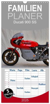 Familienplaner 2025 - Ducati 900 SS mit 5 Spalten (Wandkalender, 21 x 45 cm) CALVENDO - Calvendo;Laue, Ingo