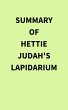 Summary of Hettie Judah's Lapidarium... - Bild 1