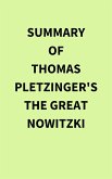 Summary of Thomas Pletzinger's The Great Nowitzki (eBook, ePUB)