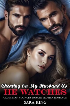 Cover Cheating On My Husband As He Watches: Older Man Younger Woman Erotica Romance (Her Forbidden Age Gap Romance, #8) (eBook, ePUB)
