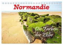 Normandie Die Farben der Ebbe (Tischkalender 2025 DIN A5 quer), CALVENDO Monatskalender