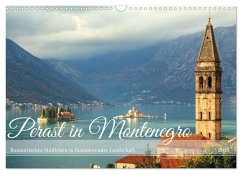 Perast in Montenegro - Romantisches Städtchen in faszinierender Landschaft (Wandkalender 2025 DIN A3 quer), CALVENDO Monatskalender - Calvendo;Drachenkind-Fotografie