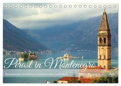Perast in Montenegro - Romantisches Städtchen in faszinierender Landschaft (Tischkalender 2025 DIN A5 quer), CALVENDO Monatskalender