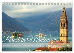 Perast in Montenegro - Romantisches Städtchen in faszinierender Landschaft (Tischkalender 2025 DIN A5 quer), CALVENDO Monatskalender - Calvendo;Drachenkind-Fotografie