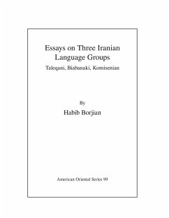 Essays on Three Iranian Language Groups (eBook, PDF) - Borjian, Habib