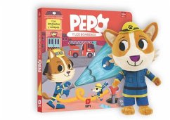 Pack Pepo y los bomberos + muñeco Pepo bombero