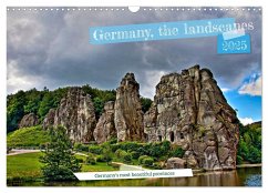 Germany, the landscapes (Wall Calendar 2025 DIN A3 landscape), CALVENDO 12 Month Wall Calendar