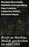 Briefe an Matthias Mulich, geschrieben im Jahre 1523 (eBook, ePUB)