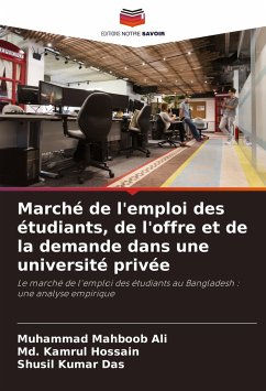 Marché de l'emploi des étudiants, de l'offre et de la demande dans une université privée - Ali, Muhammad Mahboob;Hossain, Md. Kamrul;Das, Shusil Kumar