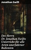 Des Herrn Dr. Jonathan Swifts Unterricht für alle Arten unerfahrner Bedienten (eBook, ePUB)